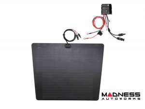 Nissan Pathfinder Flexible Solar Panel Kit - Complete Kit w/ Waterproof Controller + Hood Decal - 2012-2021 - 90W